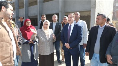 محافظ المنوفية يتفقد إنشاءات مستشفى أشمون الجديدة 