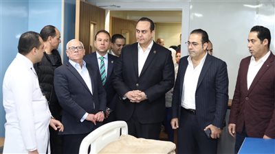 رئيس هيئة الرعاية الصحية يفتتح وحدة الكلي بمجمع الشفاء الطبي ببورسعيد