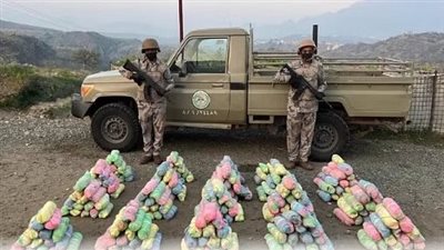 حرس الحدود بجازان يحبط تهريب 187 كيلوجرامًا من نبات القات المخدر