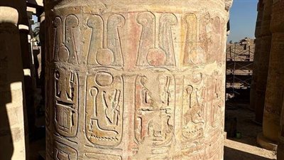مدير معابد الكرنك بالأقصر: باقي 3 أعمدة من 134 عمودا و95٪ أعمال الترميم تتم بأيدي مصرية