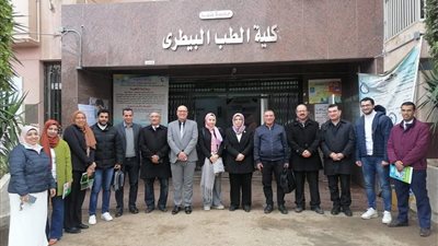 طب بيطري بنها تستقبل فريقا من المجلس الوطني للإعتماد إيجاك