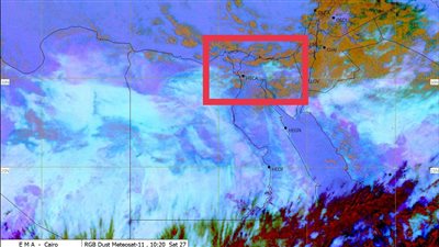 بصور الأقمار الصناعية.. الأرصاد توضح تفاصيل جديدة عن حالة الطقس