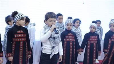 عروض طلاب الأزهر لدعم القضية الفلسطينية وتعميق الانتماء للوطن بمعرض الكتاب