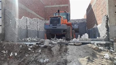 عاجل..إزالة 18 قيراط مبانى مخالفة في المحلة الكبرى (صور)