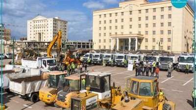  تنفيذ 24 قرار لإزالة التعديات على أراضي الدولة بالإسكندرية