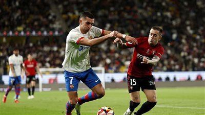 القنوات الناقلة لمباراة برشلونة وأوساسونا في الدوري الإسباني