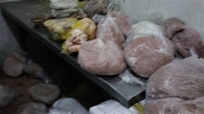 ضبط 24 طن لحوم ودواجن غير صالحة فى الجيزة (صور)