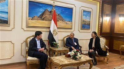 زيارة وفد صينى لحضور افتتاح المؤتمر الصينى الإفريقى لعلوم البحار 