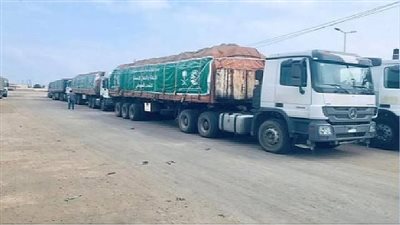 وصول القوافل الإغاثية لمركز الملك سلمان إلى ولايتي نهر النيل