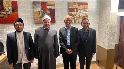 مفتي الجمهورية يلتقي بالجانب السنغافوري لبحث تعزيز التعاون الديني (تفاصيل)