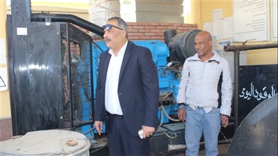 رئيس مياه الأقصر يتفقد سير العمل في محطة مياه الشرب بالقرنة