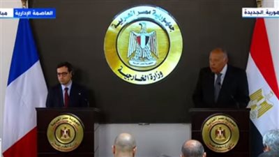 سامح شكري: العلاقات المصرية الفرنسية استراتيجية بالمفهوم الكامل