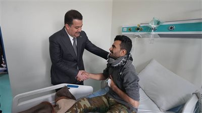 السوداني يزور جرحى العدوان الأمريكي على العراق