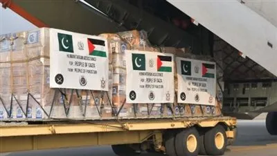 باكستان تعلن إرسال الدفعة السادسة من المساعدات الإنسانية والطبية لقطاع غزة 