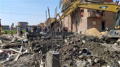 إزالة 22 حالة تعد على أملاك الدولة في أسيوط 