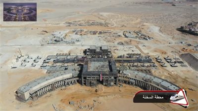 وزير النقل يتفقد مشروع القطار السريع في المسافة من رأس الحكمة حتى برج العرب