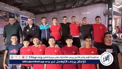 زيارة المشرف الفنى باتحاد المصارعة لمشروع المركز القومي للبطل الأوليمبي بالدقهلية