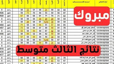 رابط نتائج الثالث المتوسط الدور الأول 2024 وزارة التربية العراقية جميع المحافظات