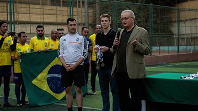 السفارة الروسية بالقاهرة تنظم مباراة ودية للبعثات الدبلوماسية للدول الأعضاء في البريكس