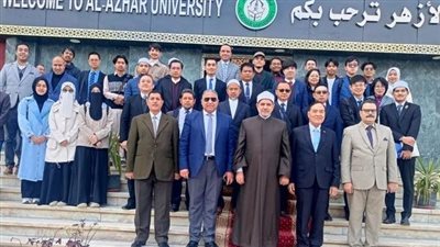 رئيس جامعة الأزهر يستقبل وفدًا من مجلس الأمن القومي التايلاندي