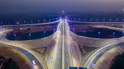 فيديو.. أحدث تصوير جوي لمحور سمالوط على النيل