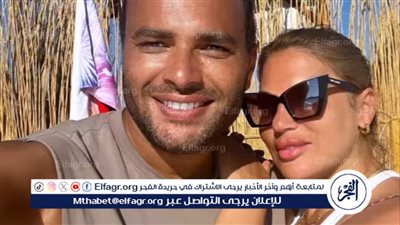 بهذة الطريقة.. رامي صبري يحتفل بعيد الحب مع زوجته 