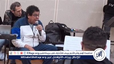 الصور الأولى لمحمد منير بداخل الأوبرا المصرية قبل حفله اليوم 