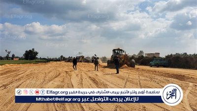 محافظ الغربية يتابع أعمال المرحلة الثانية من رصف طريق ومحور 