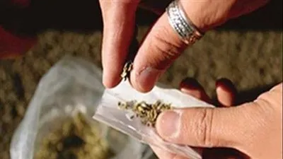 استمرار حبس 4 عاطلين لحيازتهم كرتونة مخدر الحشيش في الوراق