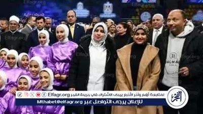 ازهرى المنيا أول جمهورية فى العروض الرياضية للفتيات