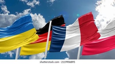بعد عامين.. بيان لفرنسا وألمانيا وبولندا متضامنا مع أوكرانيا يدين العدوان الروسي 