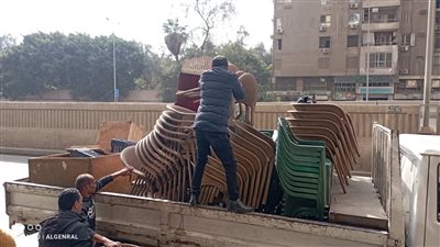 رفع 300 حالة اشغال بشوارع العمرانية لتحقيق السيولة المرورية بالجيزة 