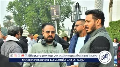 مرقس عادل يروج لبرومو مسلسل المعلم « على الله ان شاء الله» 