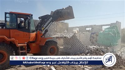 إزالة 10 حالات تعد على الأراضي الزراعية في الإسماعيلية