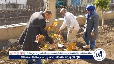 زراعة الاشجار المثمرة علي الطرق وبالحدائق وأفنية المدارس والمصالح بالدقهلية