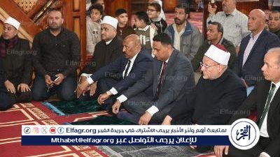 محافظ الدقهلية والمفتي ورئيس الجامعة يشهدون افتتاح المسجد الكبير بالمنزلة