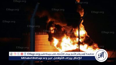 شاهد.. حريق هائل في مترو أنفاق طهران