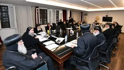 المجمع المقدس يواصل اجتماعه بكاتدرائية المرقسية بالعباسية 