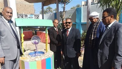 رئيس مدينة قوص يهدى ١٥٠ شجرة مثمرة للمدارس بالتزامن مع احتفالات العيد القومى لقنا