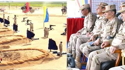 رئيس الأركان يتفقد منظومة التدريب القتالي داخل أحد تشكيلات الجيش الثاني الميداني