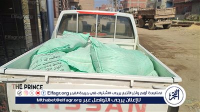 الرقابة التموينية بالفيوم تضبط 22 شيكارة دقيق بلدى محظور بيعها أو تداولها 