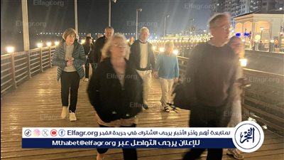 ممشى كورنيش النيل ببني سويف يستقبل 150 سائحًا متعددي الجنسيات (صور)