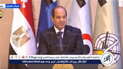 السيسي: الاستقامة والزهد في الدنيا هو طريق الخير بقول الكلام ده لنفسي وللناس