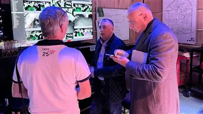 قبيل افتتاحه.. وفد من الآثار يتابع تجهيزات معرض 