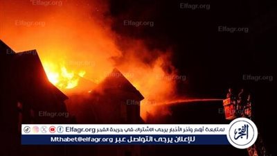 اندلاع حريق كبير قرب سد حديثة في محافظة الأنبار