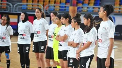 16 لاعبة في معسكر منتخب مصر النسائي لكرة الصالات