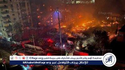 إعلان الطوارئ بالجيزة بعد حريق ضخم يلتهم استوديو الأهرام 