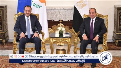 عاجل| السيسي يستقبل الرئيس القبرصي على هامش القمة المصرية الأوروبية