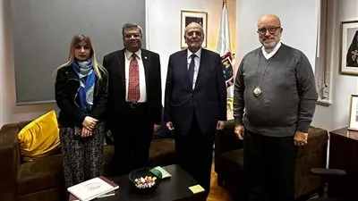 المطران شامي يستقبل الأمين العام لمجلس كنائس الشرق الأوسط