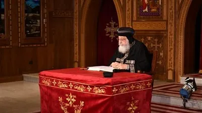 البابا تواضروس يلقي عظته الأسبوعية من كنيسة القديس الأنبا أنطونيوس بالمقر الباباوي